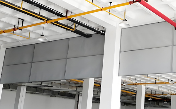 商场防烟分区常闭节点:秦安挡烟垂壁高度与控制器接线图解 商场防烟分区常闭节点:秦安挡烟垂壁高度与控制器接线图解